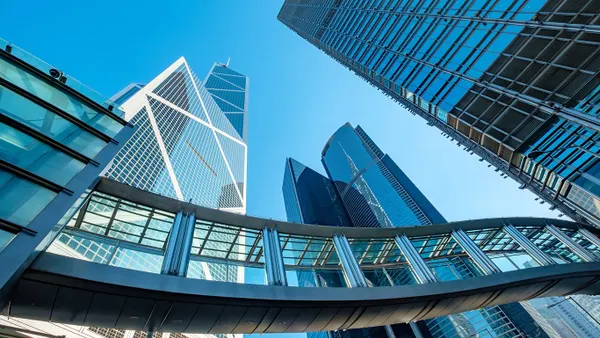 Hong Kong Corporate Buildings with perspective