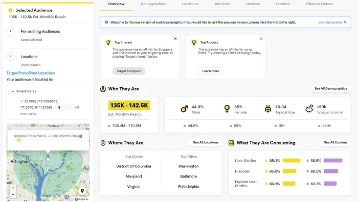 Snapchat Audience Insights