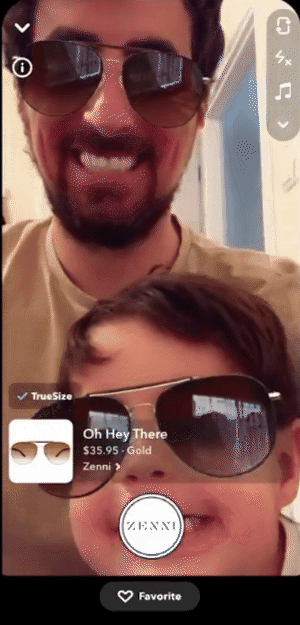 Snapchat AR catalog example