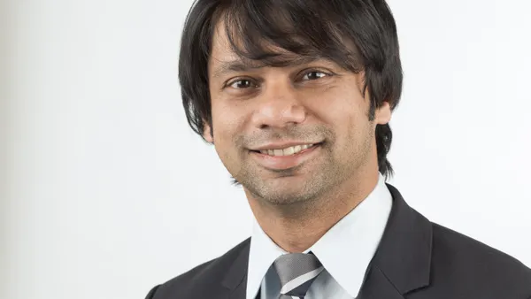 A headshot of Gaurav Shah, CEO of Rocket Pharmaceuticals