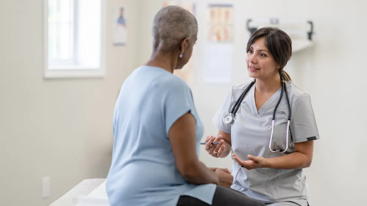 Patient Having a Check-Up