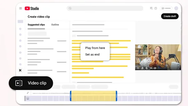 YouTube suggested clips