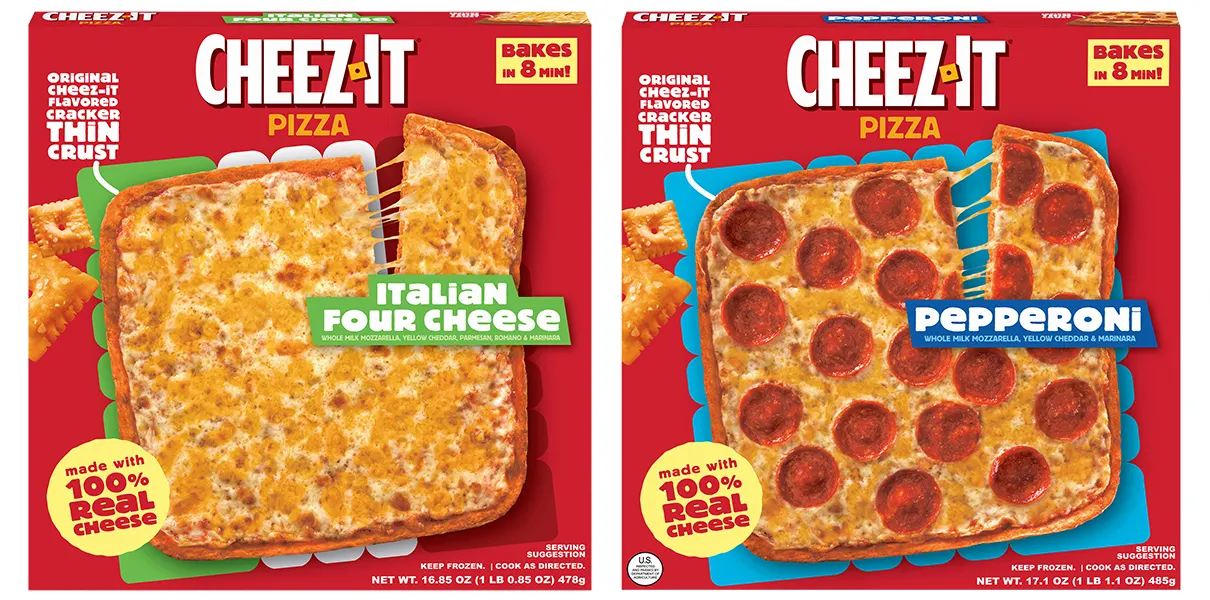 cheez it pizza