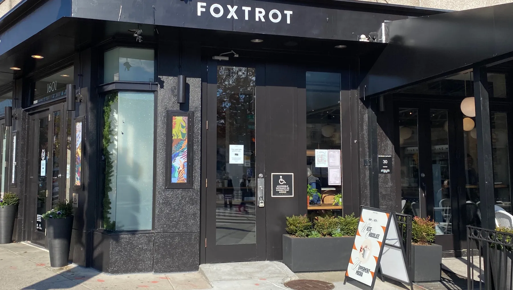 Exterior of a Foxtrot store in Washington, D.C.