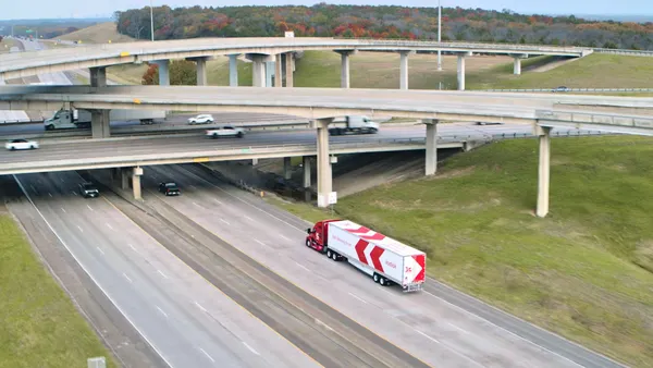 Kodiak AI truck interstate