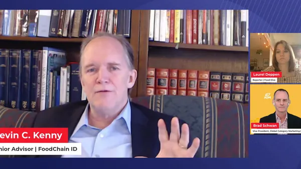 Kevin Kenny, senior advisor at FoodChain ID, and Brad Schwan, vice president of global category marketing at ADM.