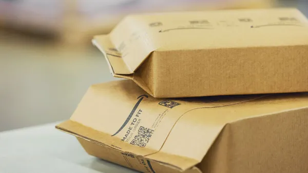 shaped Amazon boxes