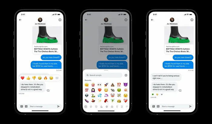 Twitter Reactions update