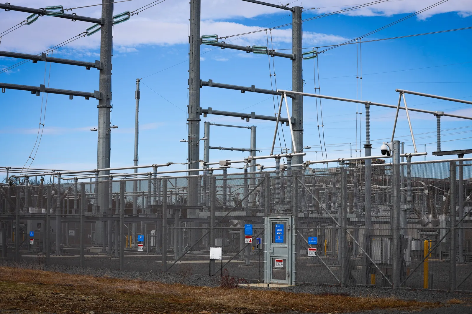 Trappe Rock Substation, a Northern Virginia Electric Cooperative substation in Ashburn, Va.