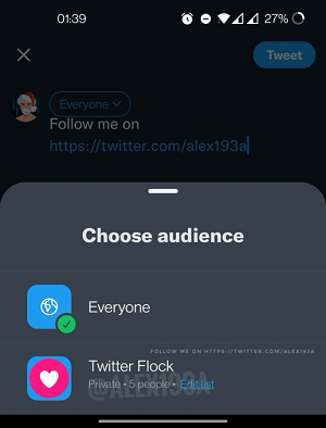 Twitter Flock