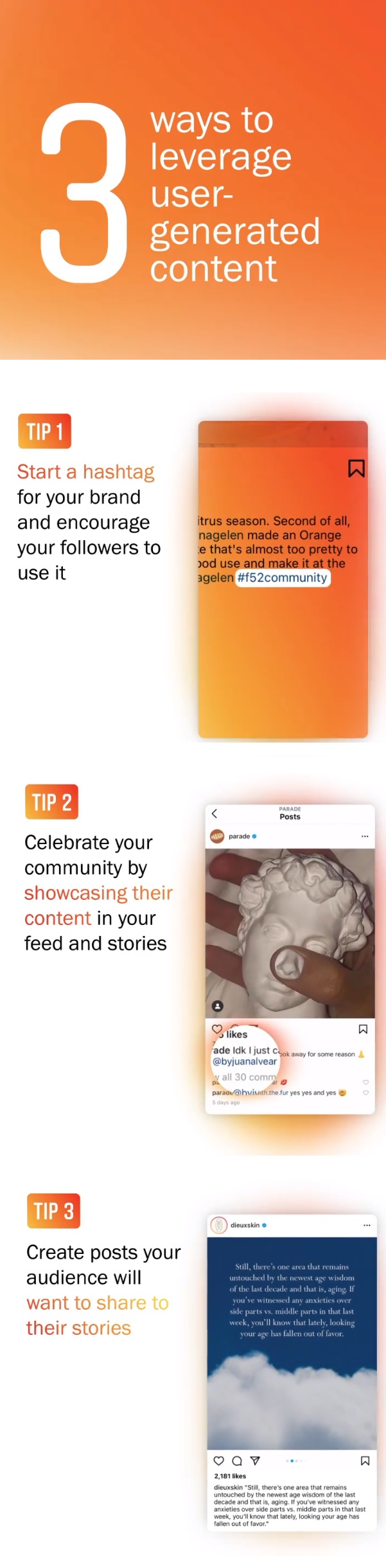 Instagram UGC tips
