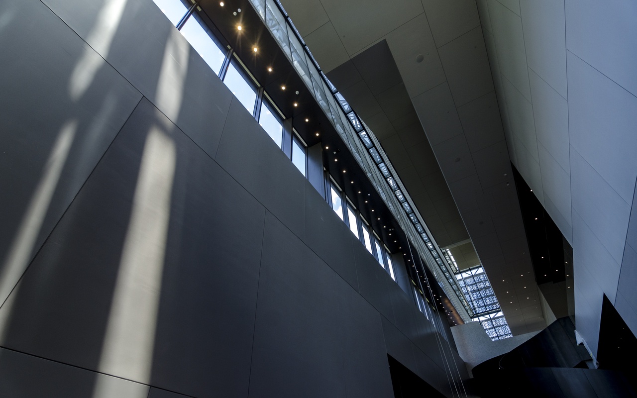 Interior of the Smithsonian African American museum