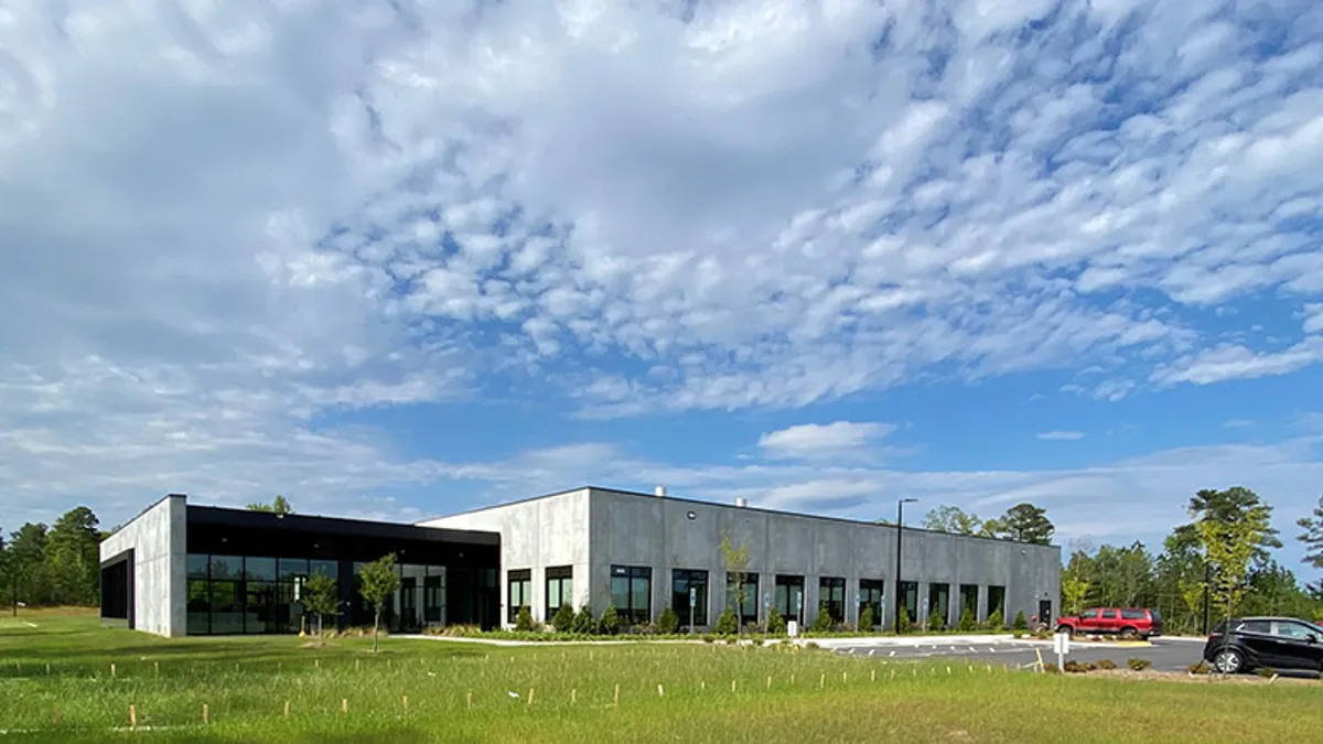 Picture of the outside of Integrated DNA Technologies' manufacturing site in North Carolina