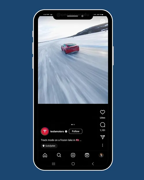 Instagram Reels carousel
