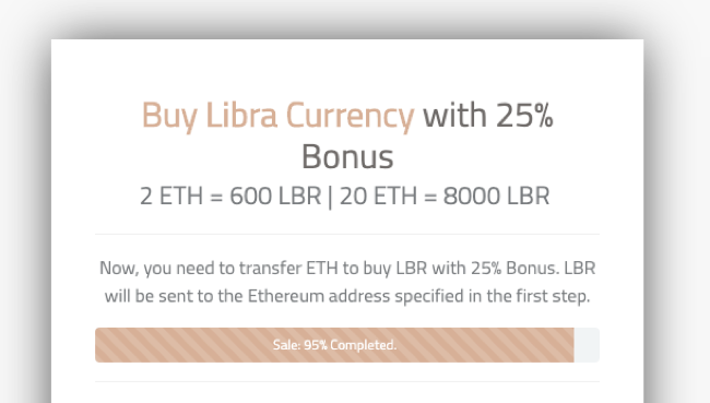 A scam listing for Libra