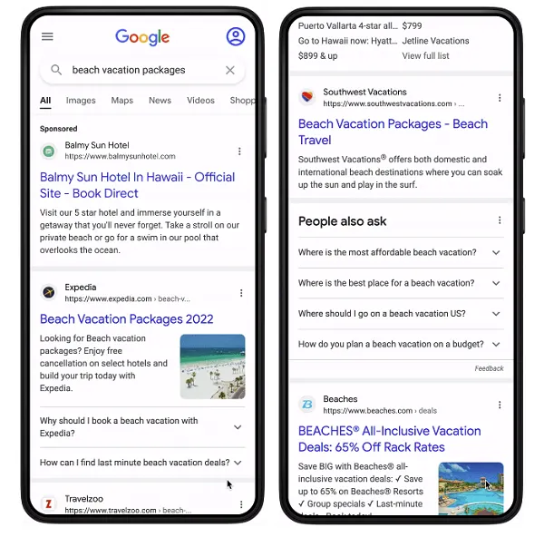 Google SERP update