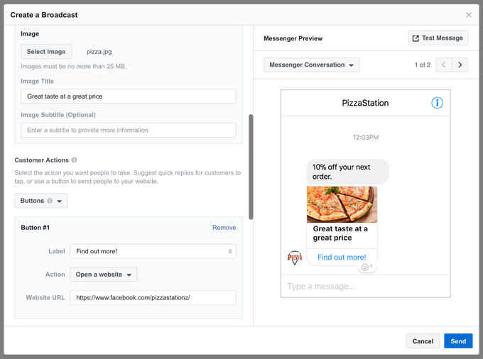 Facebook's Testing a New Option Which Enables Brands to Mass-Send Promotions via Messenger | Social Media Today