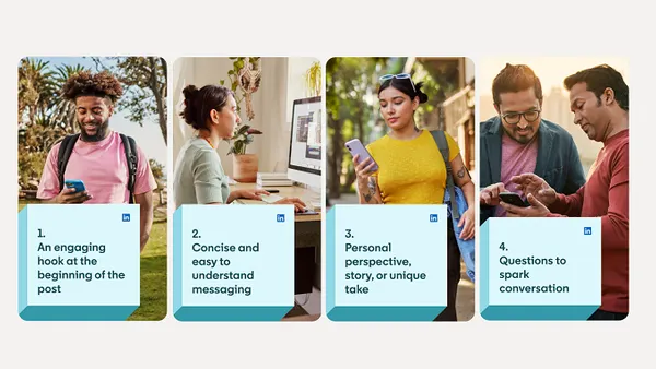 LinkedIn posting tips