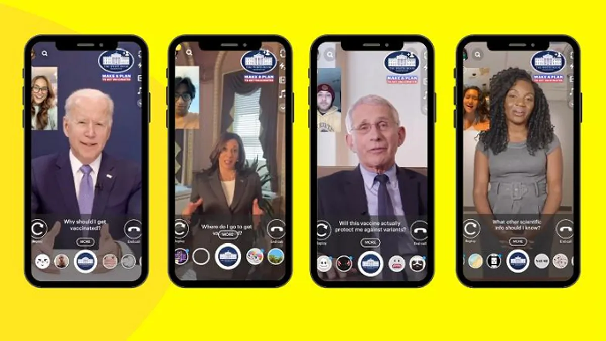 Snapchat vaccine Lens