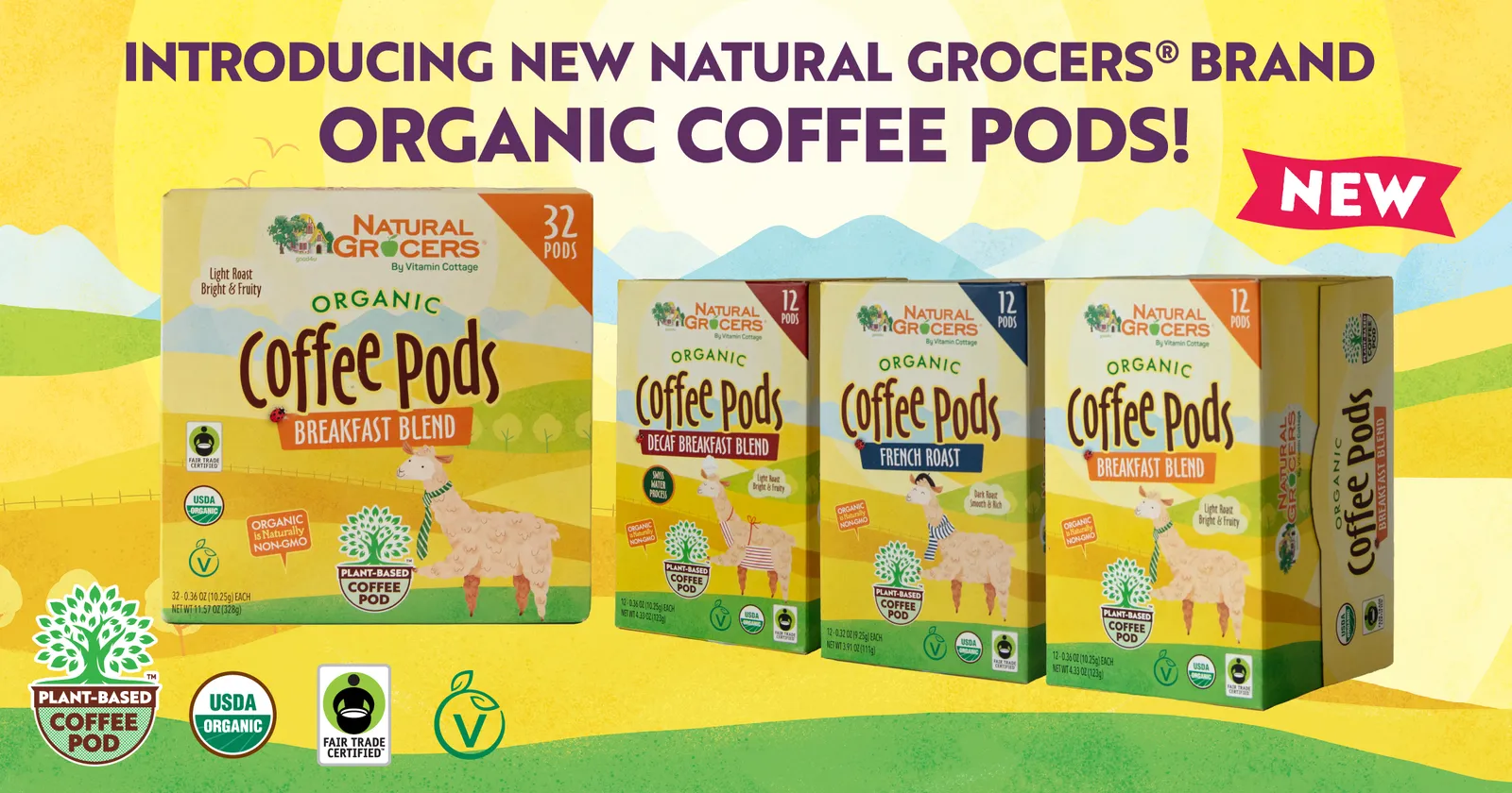 Ad for Natural Grocers&#x27; coffee pod private label good