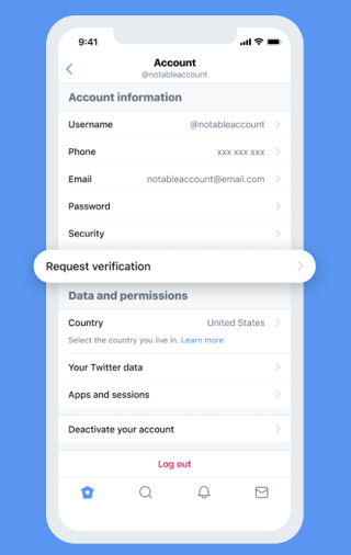Twitter verification