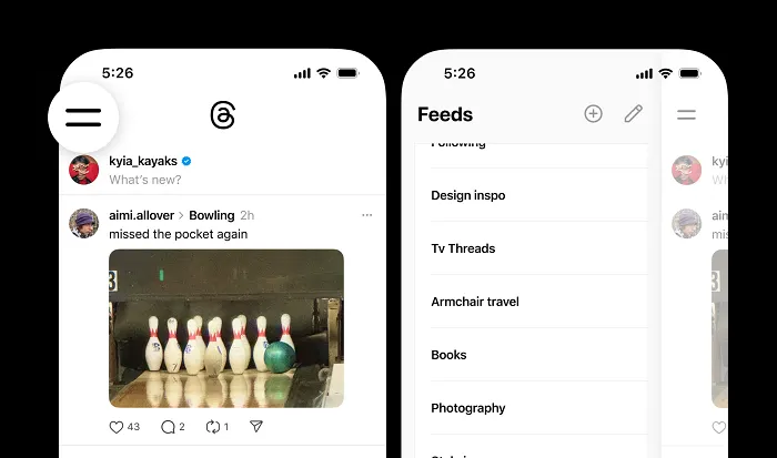 Threads Updates Custom Feeds Access