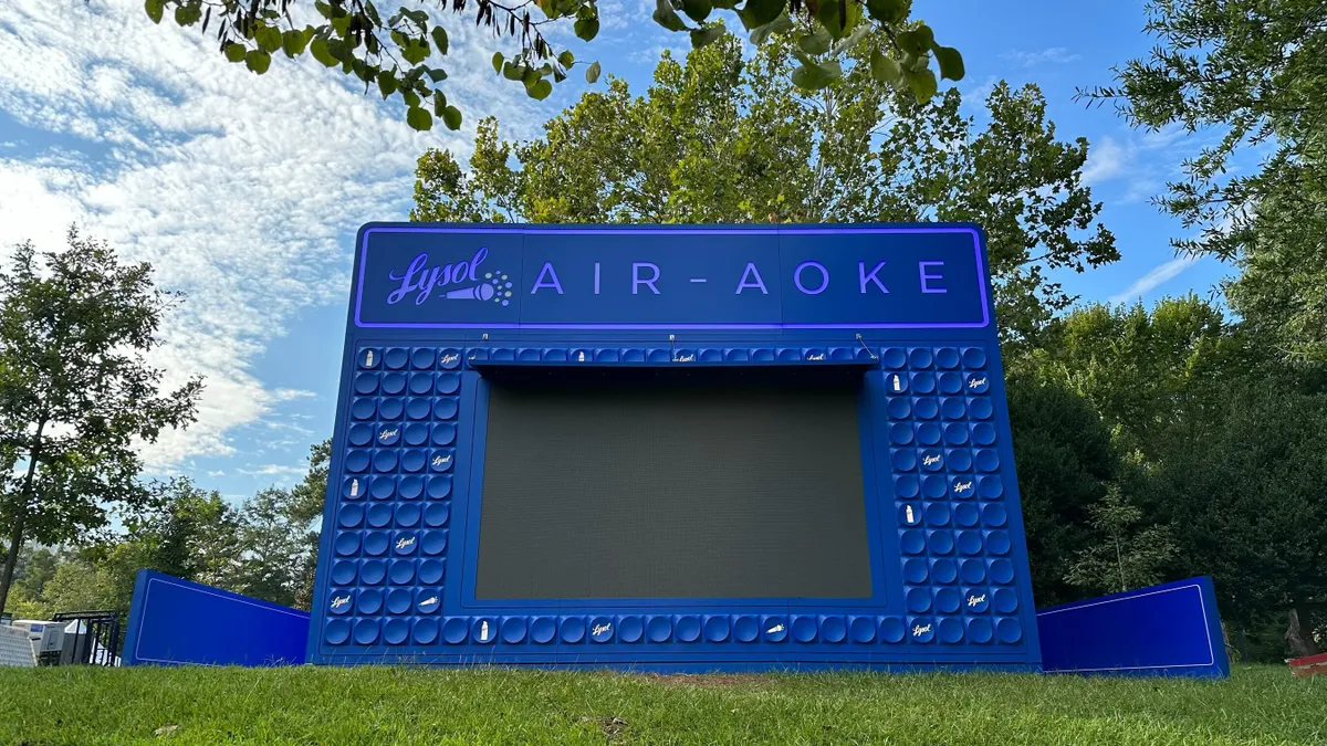 Lysol debuts 'Air-aoke' experience to showcase sanitizer power