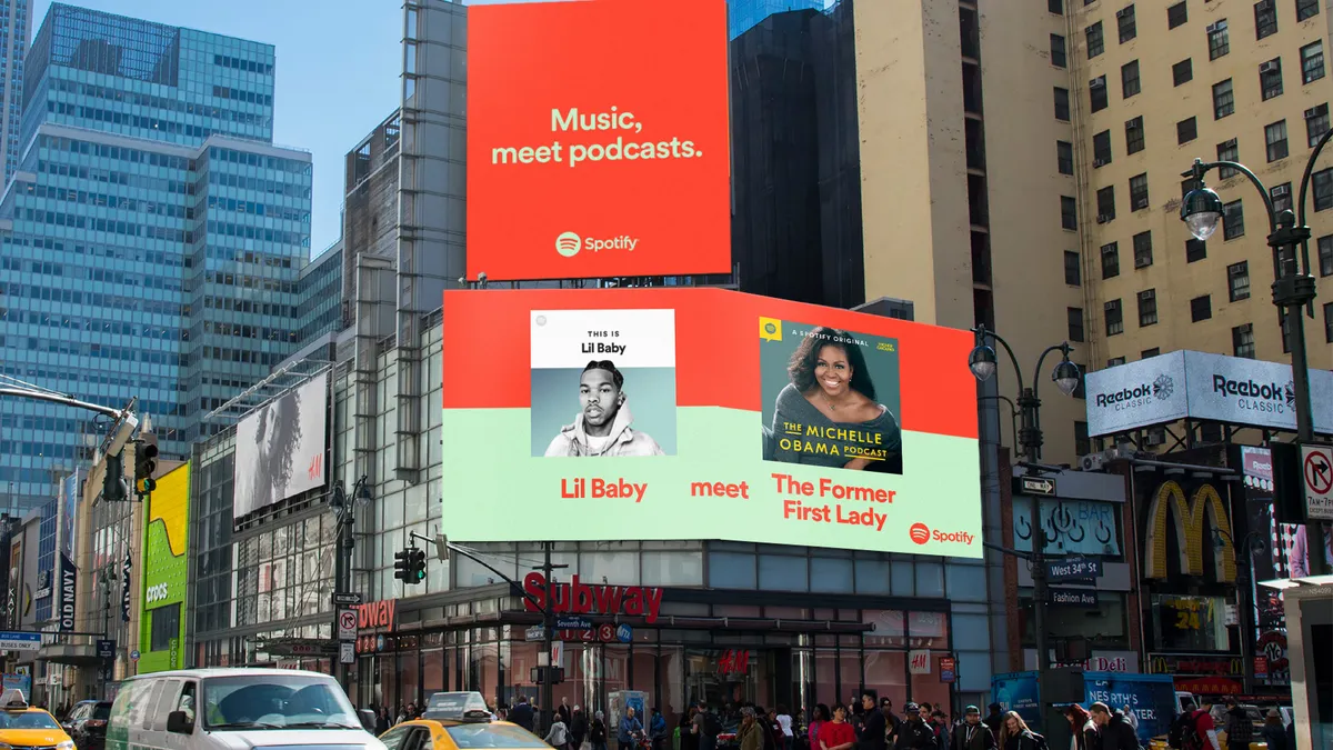 Spotify bands together music and podcasts in global multichannel campaign