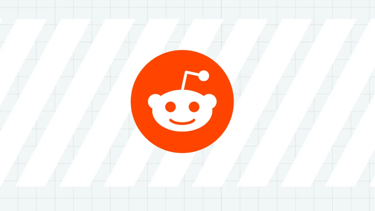 The Reddit logo displayed against a white background.