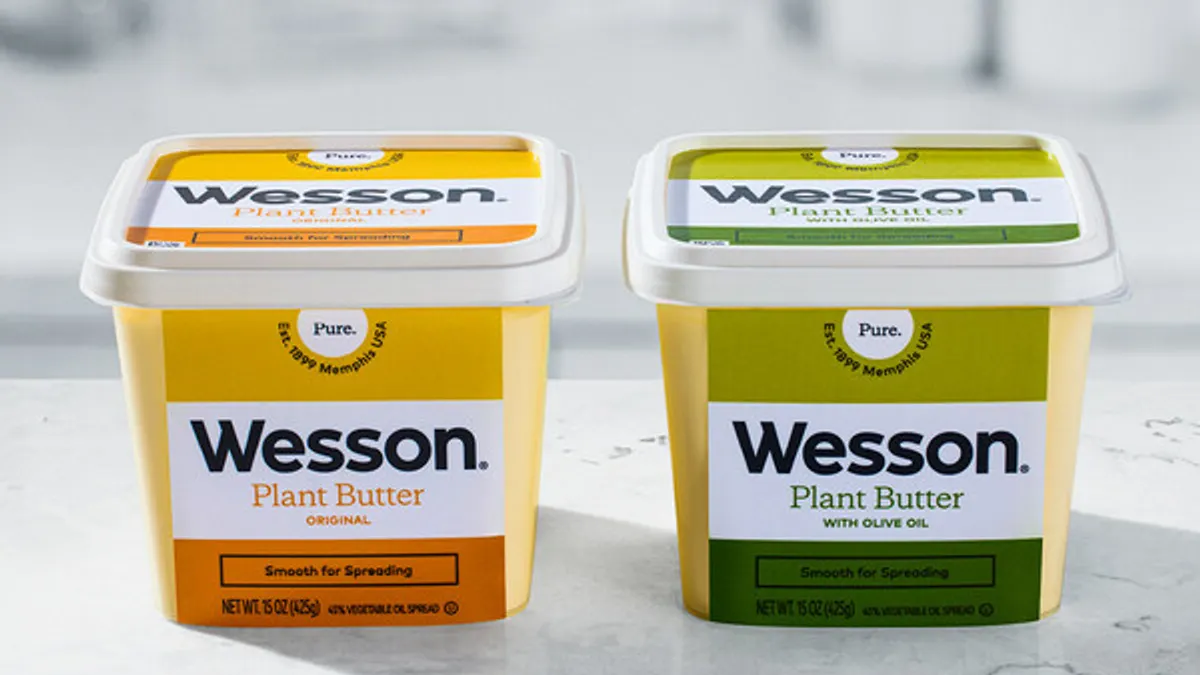 Wesson launches plant-based butter