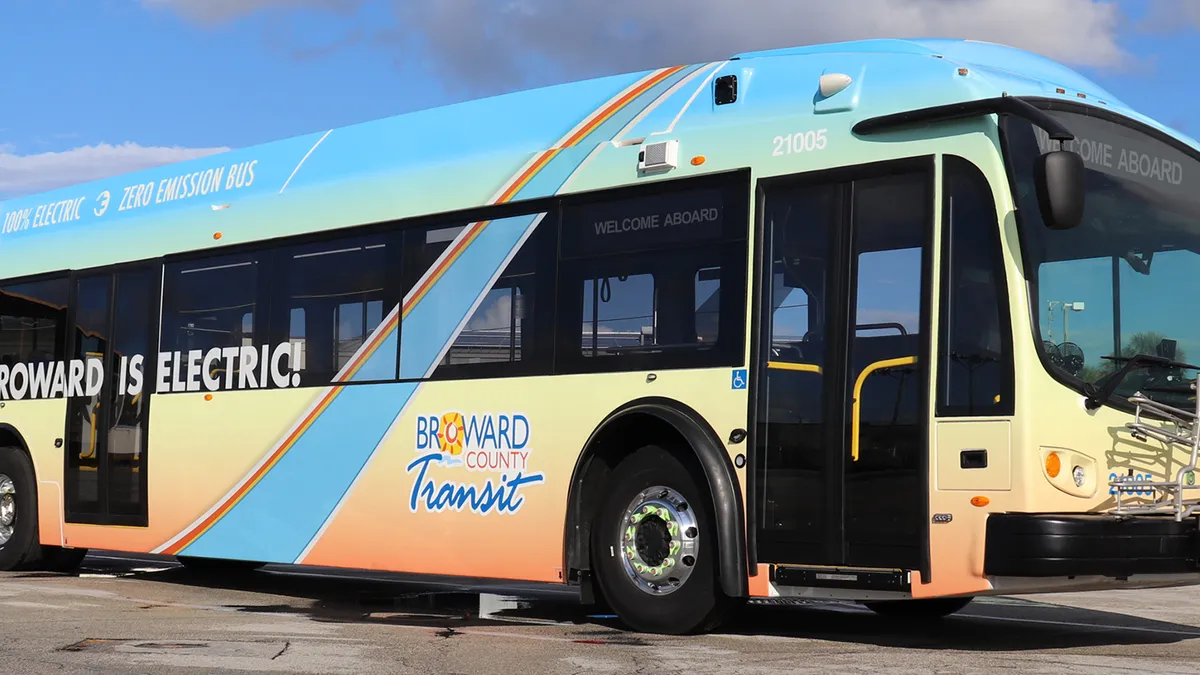 Broward County Transit battery-electric bus from Proterra.