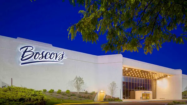 The exterior of a retail store.
