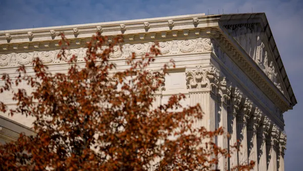 An exterior image of the U.S. Supreme Court on Nov. 5, 2025, in Washington, D.C.