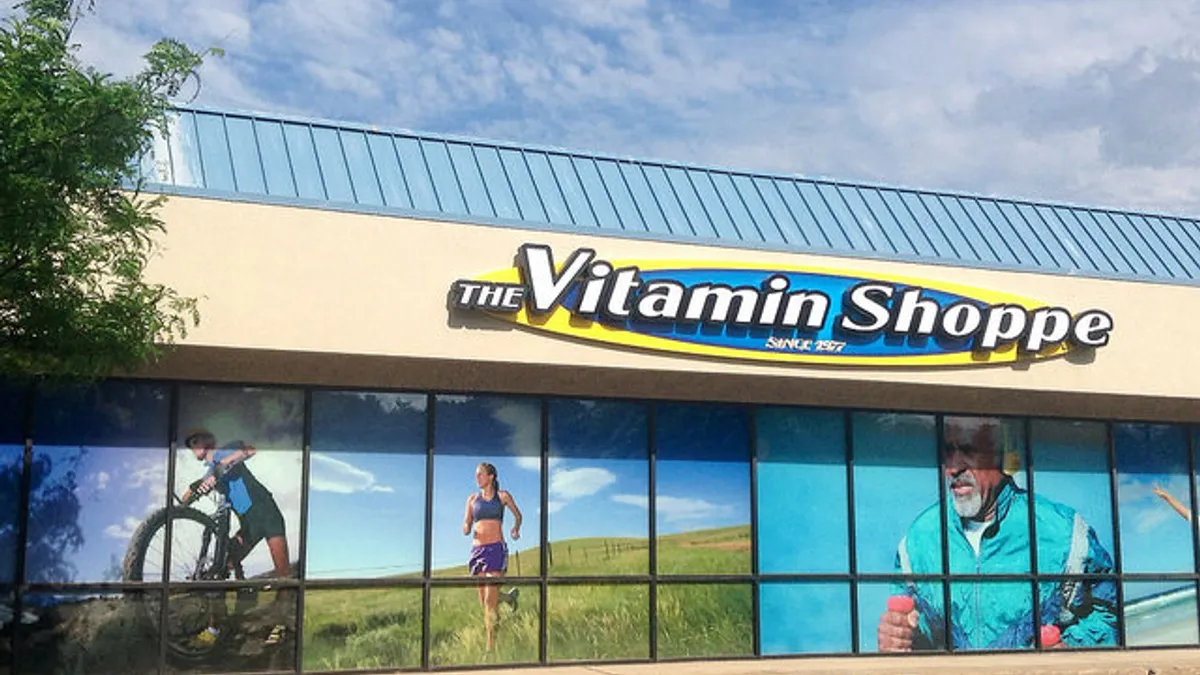 A Vitamin Shoppe storefront