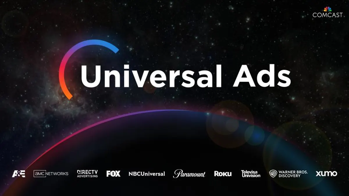 Universal Ads logo with initial publisher partners