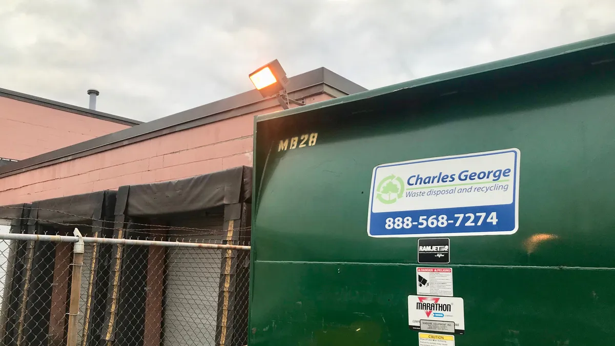 Charles George container in Somerville, Massachusetts