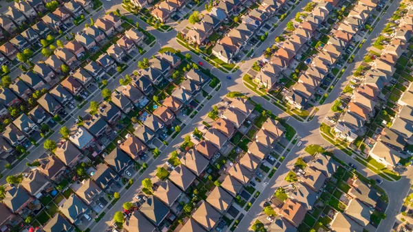 A suburban neighborhood.