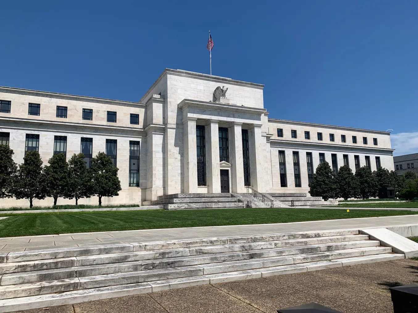 Exterior of the Federal Reserve building in Washington, D.C.