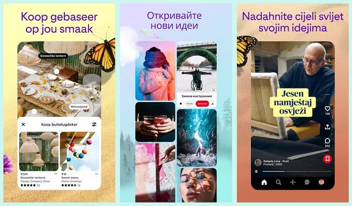 Pinterest language support