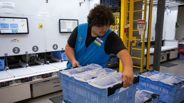 Walmart equipping a store with Symbotic fulfillment system
