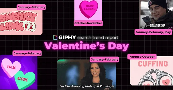 GIPHY Shares Insights into Romantic GIF Usage Throughout the Year