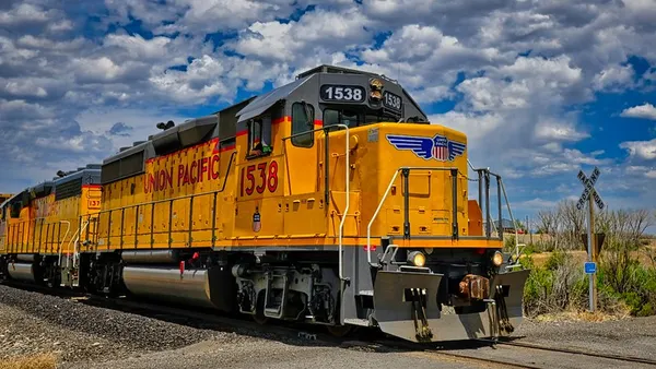 1538 is the local run from Grand Junction to Montrose, Colorado weekley. Taken May 19, 2020.
