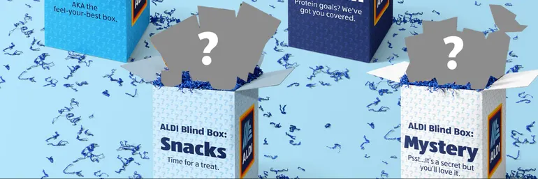 Aldi leans into unboxing craze