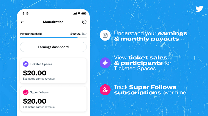 Twitter Creator Dashboard overview