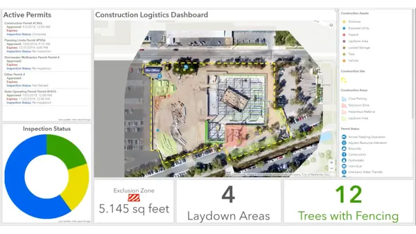 Construction logistics dashboard