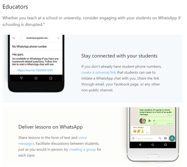 WhatsApp info hub