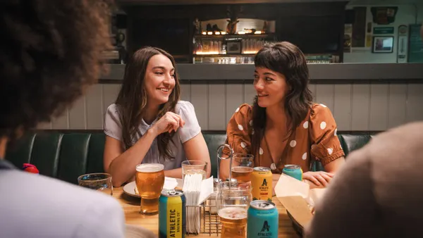 Imagery featuring products from Athletic Brewing Company