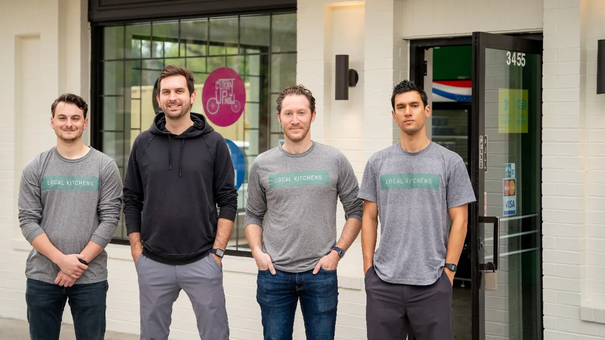 Left to right: Jon Goldsmith (co-founder and CEO), Jordan Bramble (co-founder and CTO), Matthew Rudofker (Head of Culinary), Andrew Munday (co-founder and COO)