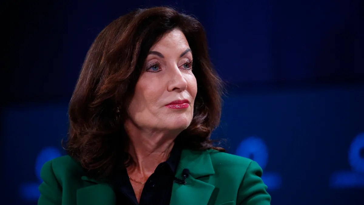 A headshot of New York Gov. Kathy Hochul