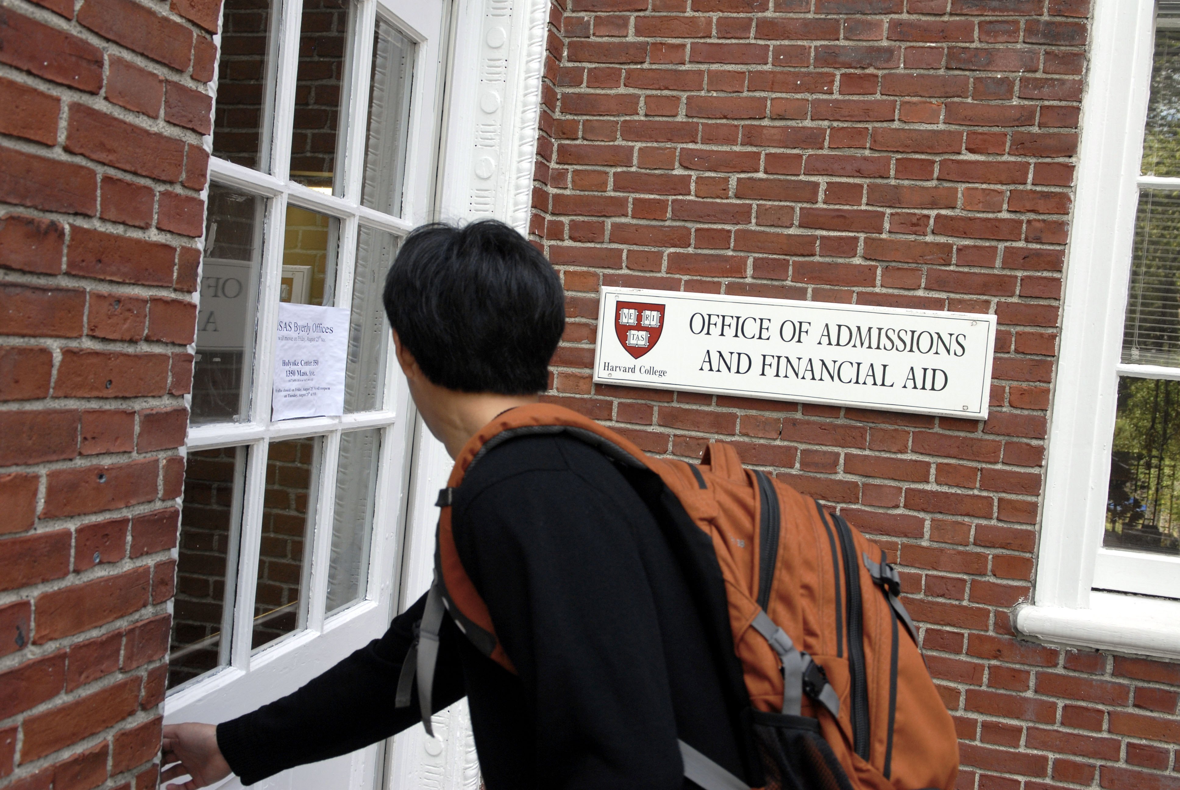 The Office of Admissions and Financial Aid at Harvard University.